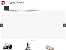 Tablet Screenshot of edmteknik.com
